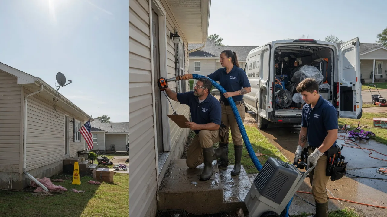 Ceiling Water Damage Restoration in Cropwell, AL near me